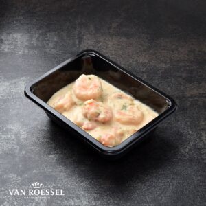 Gamba s in knoflooksaus