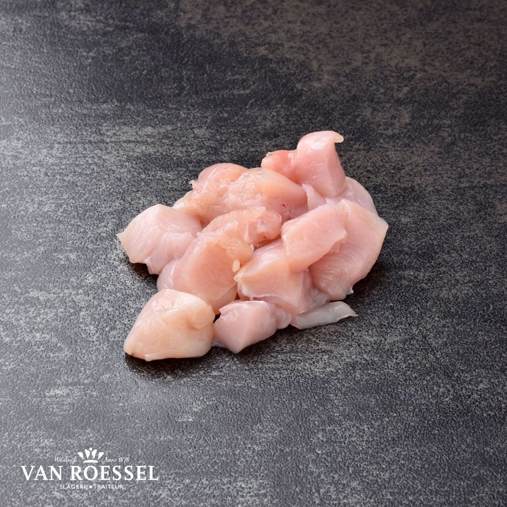 Kipfiletblokjes van scharrelkip